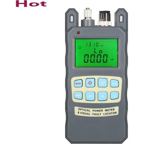 AUA-80A optical power meter 1MW/10MW red light machine fiber light decay tester 5km 10 km Visual Fault Locator laser fiber tool