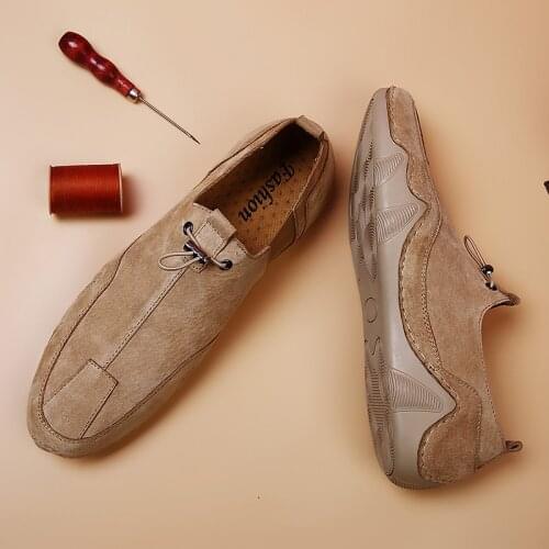 Leisure Shoes Casual Leather Shoes For Men Sneakers Man 2020 Breathable Loafers Fashion Sports New Mens Mens Hot