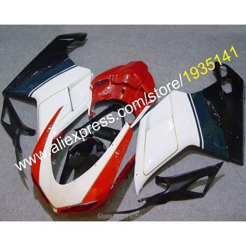 Motorbike ABS Cowling For Ducati 848 1098 2007 2008 2009 2010 2011 1098S 1198 motorcycle Fairing (Injection molding)