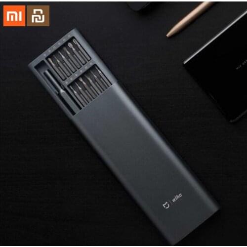 Original Xiaomi youpin 24 Precision Magnetic Bits Alluminum Box DIY Screw Driver Smart Home Set