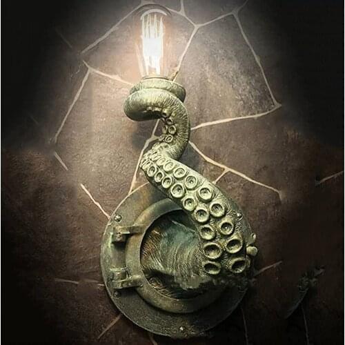 Wall lamp Wall Light porch lamp Monster Tentacle Lamp Holder Bulb Light Home Room Decoration светильник на стену hiên đèn