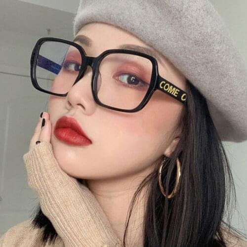 2020 Newest RMM come on big square Plain glasses computer mobile anti blue light glasses radiation protection for women men