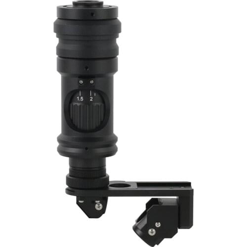 2D/3D C Mount Lens 23X- 170X Optical Magnifier Precision Hardware SMT Solder For Industrial Electronic Video Microscope Camera