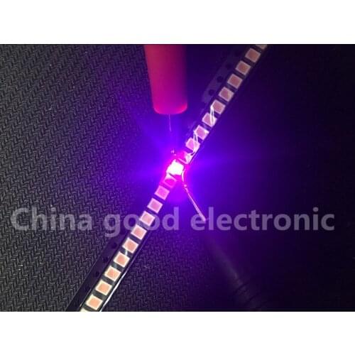 Wholesale 100pcs Purple UV POWER TOP 1210 3528 SMD SMT PLCC-2 2500 MCD Ultra Bright LED New