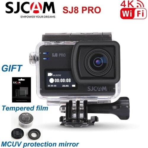 Original SJCAM Action Camera SJ8 pro 4K Camera 1290P WIFI Remote Control Waterproof Sports DV 2 Inch Touch Screen Outdoor