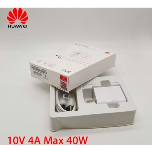 Original Huawei Supercharge charger Mate 20 pro RS P20 P30 pro super charging 10V 4A 40W Adapter Honor Magic 2 view 20