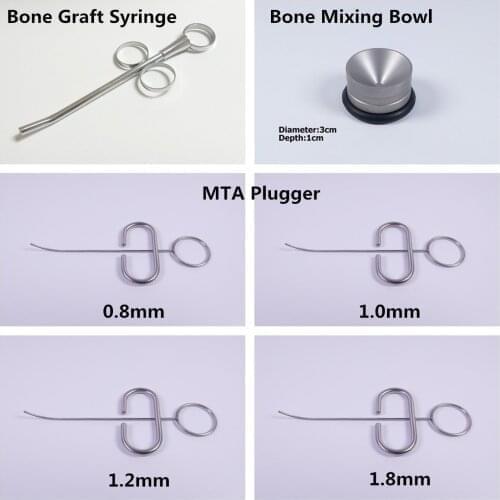 Partner Dental Implant Bone Bowl Powder Mixing MTA Plugger Graft Conveyor Pen Bowl For Endo Root Canal