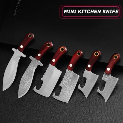 Portable Mini Knife Demolition Express Knife Collection Knife Keychain Small Kitchen Knife Out of The Box Portable Knife