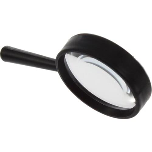 Top Handheld Reading 5X Magnifier Hand Held Magnifying acrylic 25mm Mini Pocket Magnifying Glass Lens Reading Microscope