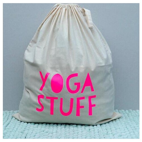 Customized name Girls YOGA STUFF storage Canvas gift toy bags Christmas Santa Sacks birthday cotton drawstring storage bag