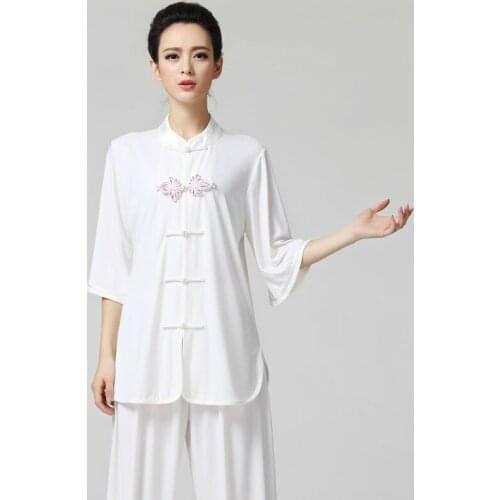 The lotus flower 2017 new spring and summer clothes in the morning suit sleeve sleeved Taiji new special offer