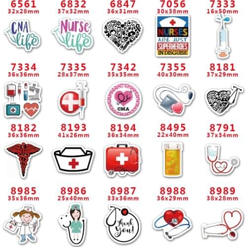 10 Pcs Cartoon Planar Resin Cabochons PR6561