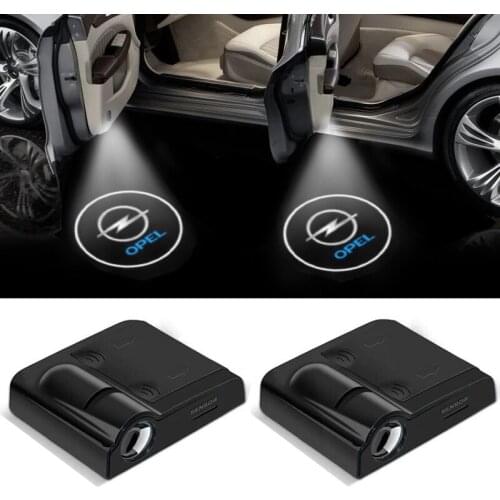 2X Car LED Door Welcome Logo Laser Projector Ghost Shadow Light For Opel Insignia A B 2009 - 2018 opel logo lights
