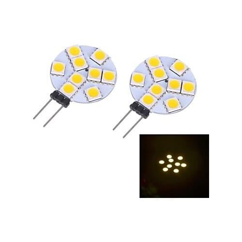 4 X HRSOD Bi-pin Lights , G4 W 9 SMD 5050 LM Warm White/Cool White DC 12 V