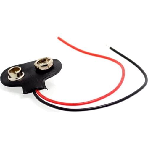 5pcs/bag 9V buttons battery lead length 10CM for Arduino