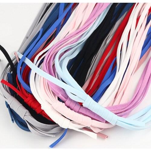 5yards 5MM Colorful Mouth Mask Elastic Band String Face Mask DIY Rubber Band Tape Waist Rope Ear Cord Flat Ear Hanging Accessory