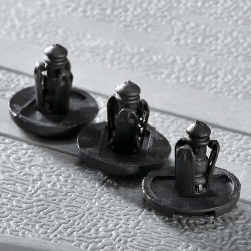 50Pcs Car Clips 7mm Hole Plastic Rivets Fastener Push Clips Black Auto Vehicle Door Trim Panel Retainer Fastener for Suzuki Alto