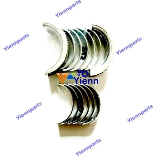 For ISEKI TU140 TU145 TU147 Crankshaft Main Bearing Connecting Rod Bearing Set For Mitsubishi K3B Tractor Engine Parts