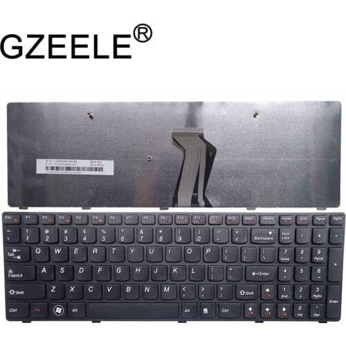 GZEELE Keyboard for Lenovo IdeaPad G510H G500AM-IFI G700AT G500AM-ISE Laptop / Notebook QWERTY US English