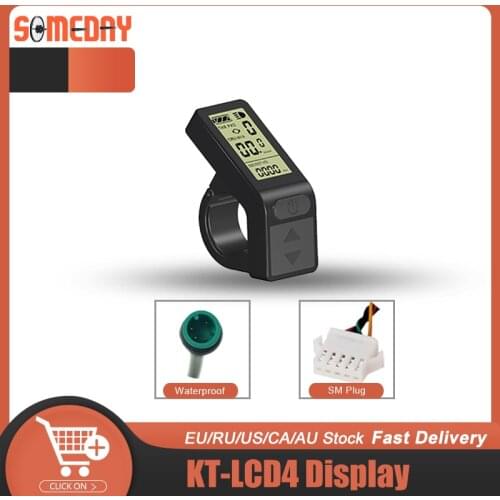 SOMEDAY LCD4 KT Display 36V 48V Kunteng Computer Electric Bicycle Parts LCD Mini Display for Ebike Conversion Kit