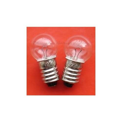 Miniature lamp 6v 2.4w e10 g14 A657 GOOD 10pcs