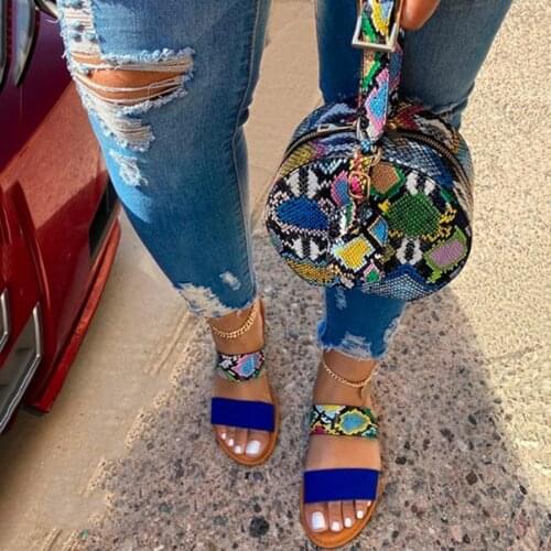 Snake Multi Colors Handbags Womens Colorful Print Mini Handbags Round Circular Handbags Female Lady Bags Casual Circular Bag