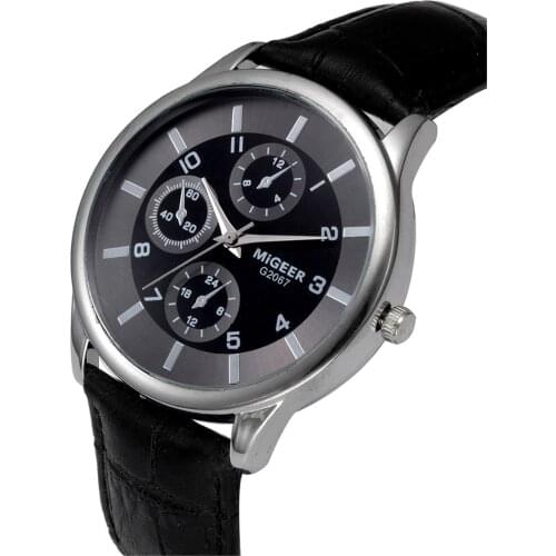 Fashion Sleek Minimalist Fashion With Strap Dial Mens Quartz Watch Gift Watch Minimalist Ultra Thin Watches Luxury Top Fashion