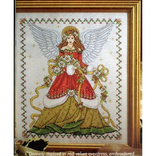 14CT Cross Stitch kits sets Christmas Angel 41*46cm FREE shipping CS-118WM