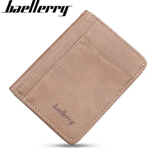 2021 New Vintage Men Wallet Credit Card Holder Business Brand Male Mini Wallets Purse billetera hombre Wallet