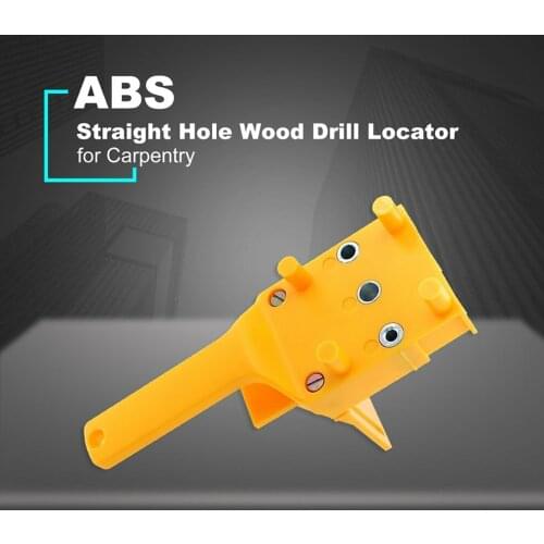 New Multifunctional 6-10mm Woodworking Dowel Jig Drill Guide Positioning Tools With Metal Dowel Pins Drilling Hole Saw Kit