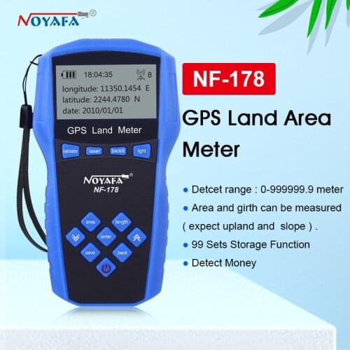 NF-178 Top Quality original Noyafa handheld GPS Test Devices Land Measuring Instrument method : Manual and automatic