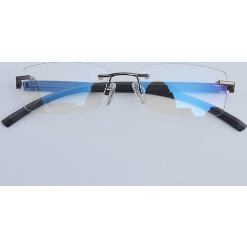 2021 Frameless Eyeglasses Rimless Man Glasses Frame For Men Women Myopia Optical Prescription Eyeglasses Frame