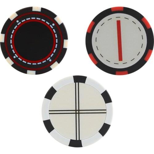 26mm Golf Hat Cap Clip Marker Golf Accessories Ball Hat Clips ABS Golf Marker Ball Position Accessories