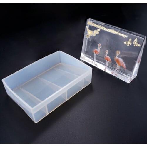 Rectangle Photo Frame Resin Pendant Jewelry Silicone Mold DIY Crafts Cake Making Tools UV Epoxy Molds