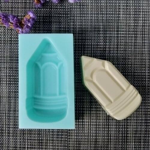 QT0147 PRZY Silicone Mold Soap Mould Pencil Handmade Soap Making Molds Candle Silicone Mold Resin Clay Mold Silicone Rubber