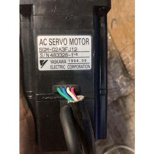 SGM-02A3FJ12 servo motor , used in good condition . 80% appearance new , good working , free shipping