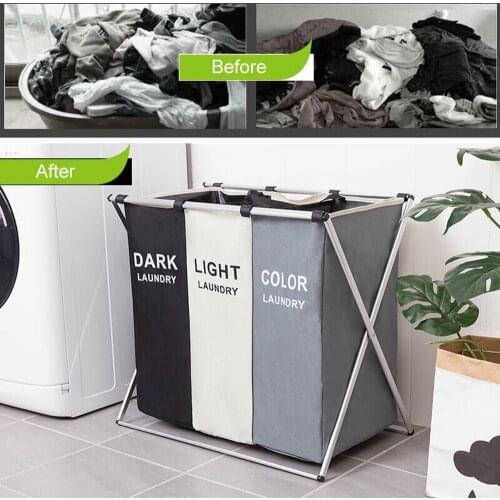 Foldable Laundry Basket Organizer For Dirty Clothes Laundry Hamper large sorter