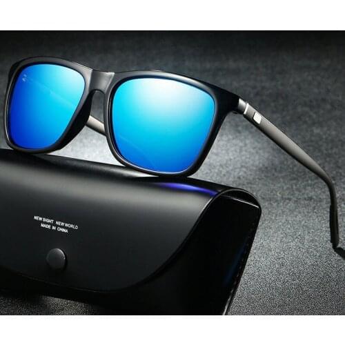Ultra Light Men Polarized Sunglasses Metal Leg Square Sunglass UV400 Protection Brand Male Women Driving Glasses Eyewear Shades
