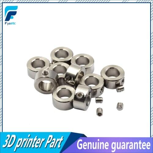 10pcs Openbuilds Lock Collar T8 Lead Screw Lock Screw Lock Block Isolation Column 8mm Ring Lock For 3D Printer Parts