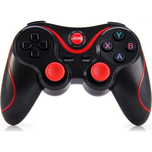 Terios t3 gamepad wireless Bluetooth Controller BT3.0 T3 Joystick Gamepad add smart phone Holder for Mobile Phone Tablet