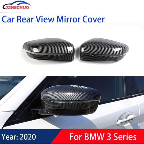 XINSCNUO Car Rear View Mirror Cover For BMW 3 Series 2020 Mirror Covers Caps Replacement