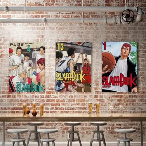 Japan Slamdunk Anime Canvas Poster Painting Decor Wall Art Sakuragi Hanamichi Pictures Bedroom Home Living Room Decorate Prints