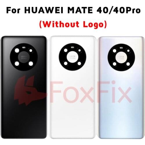 For Huawei Mate40 Mate 40 Pro Battery Cover Back Glass Panel Rear Housing Case+Camera Lens For Huawei Mate 40 Pro Battery Cover