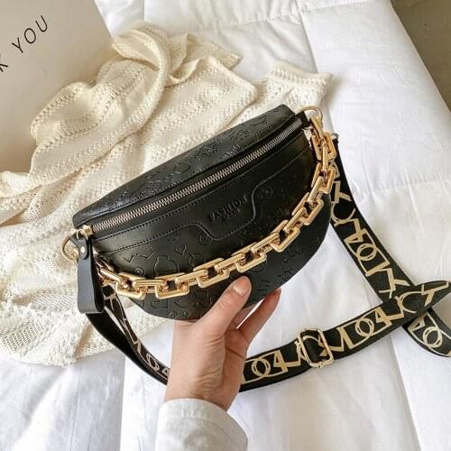 Womens Pack High Quality Waist Bag Thick Chain Shoulder Crossbody Chest Bag Female Belt Bag Designer Crossbody Bags Handbag