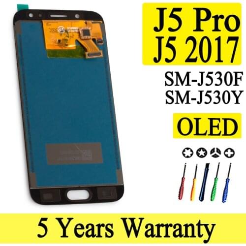 Super Quality LCD For Samsung Galaxy J5 2017 J530 J530F LCD Display Touch Screen Assembly Display For J5 Pro 2017 Lcd Screen