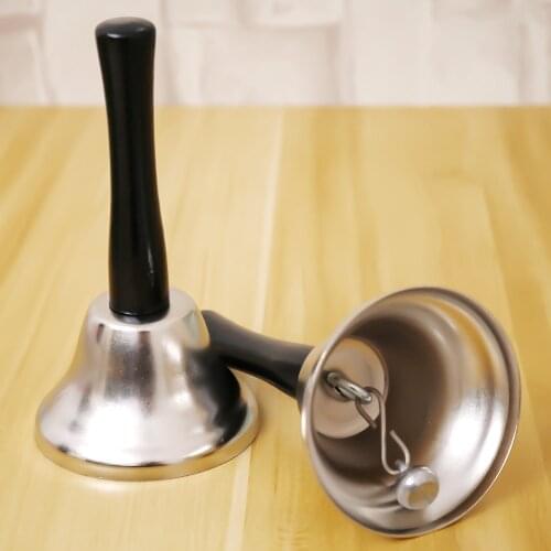 1PC Noble Reception Dinner Party Shop Hotel Hand Bell School Handbell Restaurant Call Bell Service Sound Bell