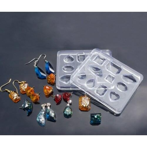 1pc DIY Silicone Earring Ear Stud Mold Making Jewelry Resin Casting Mould Craft Tools