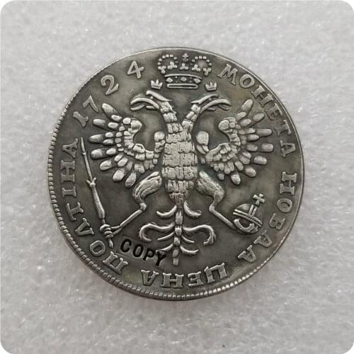 1724 Russia Poltina 50 Kopeks Copy Coin commemorative coins-replica coins medal coins collectibles