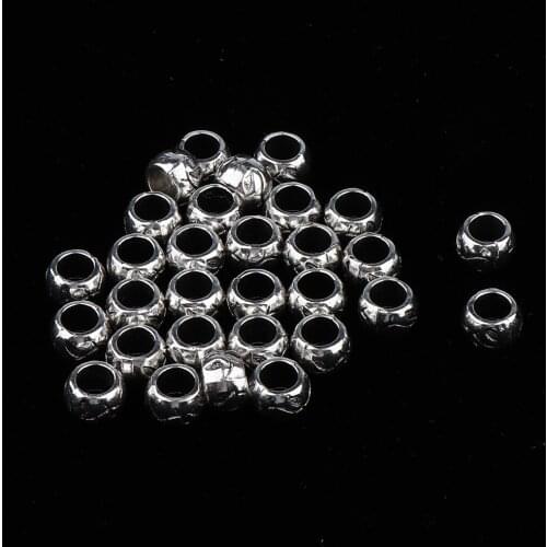 30pcs Pro Hair Cuffs Dreadlock Bead For DIY Hairstyle Braids Tail