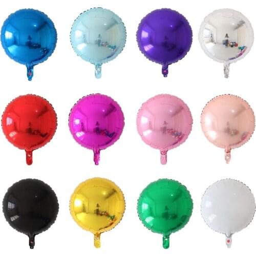 5pcs 18inch Foil round Balloon Wedding Decoration Silver Rose Gold Star Balloons Birthday Baby Shower Wedding Party Supplies